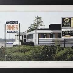 John Austin Tempera on Board “Mark Twain Diner”