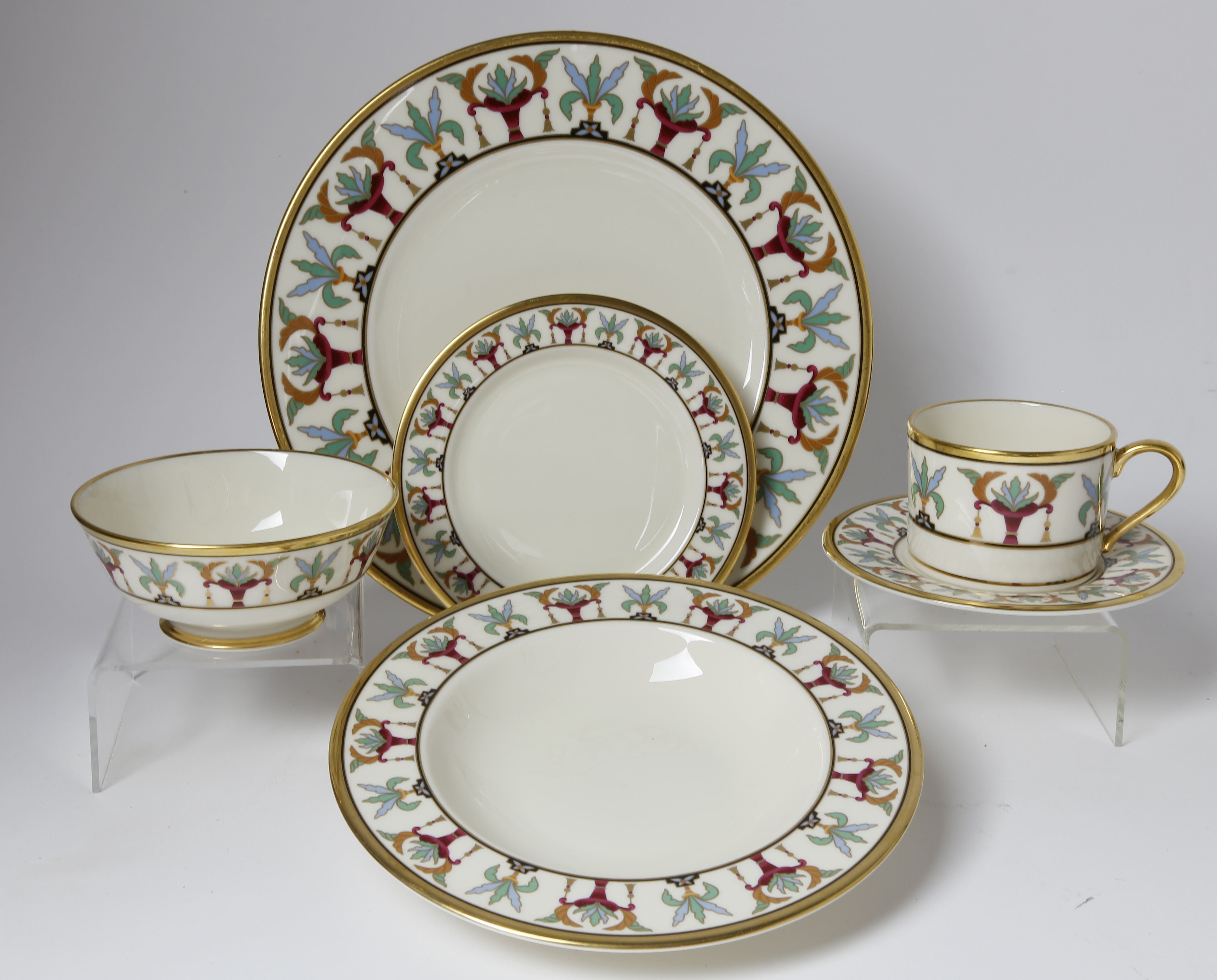 Lenox - Fine Lenox Tosca Grand Tier Collection Porcelain Dinner