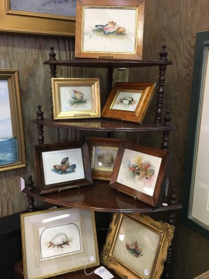 Group of Miniature 19th Century Shell Watercolors