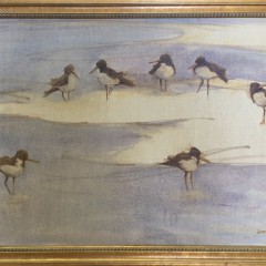 Julie Gifford Oil on Canvas “Shore Birds”