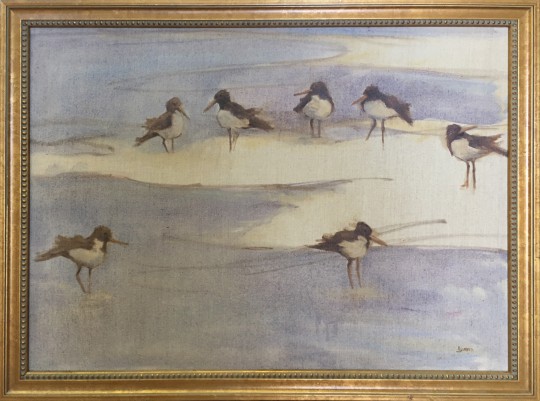 Julie Gifford Oil on Canvas “Shore Birds”