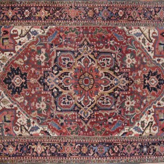 Hand Woven Wool Heriz Carpet