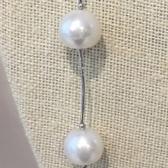 10mm White South Sea Baroque Pearl Necklace