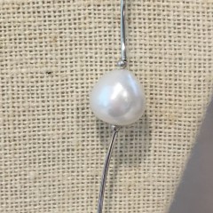 10mm White South Sea Baroque Pearl Necklace