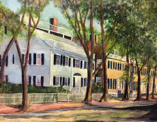 William Pettit Oil on Canvas 99 Main Street Nantucket