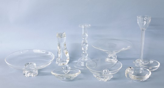 Collection of Signed Steuben Glass Pieces