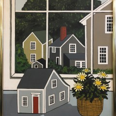 Maggie Meredith Oil on Canvas “A Nantucket Window View”