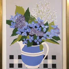 Maggie Meredith Oil on Canvas “Hydrangea Bouquet Still Life”