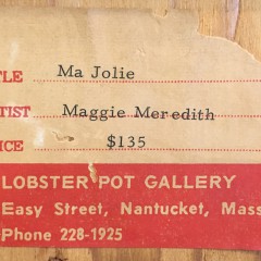 Maggie Meredith Oil on Wood Panel “Ma Jolie”