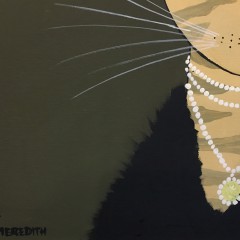 Maggie Meredith Oil on Canvas “A Glamorous Tabby”
