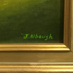 Joan P. Albaugh Oil on Canvas “Houses”