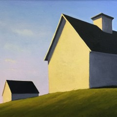 Joan Albaugh Oil on Canvas “Houses”