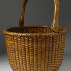 Round Open Swing Handle Nantucket Basket