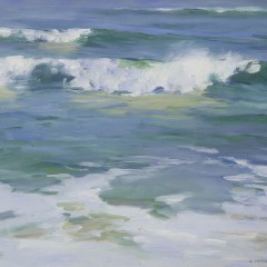 Gary D. Hoffmann Oil on Canvas “Surf”