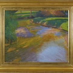 Thomas R. Dunlay Oil on Canvas “Stream”