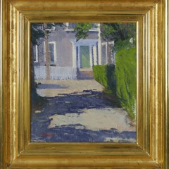 Thomas R. Dunlay Oil on Canvas “Nantucket Doorway”