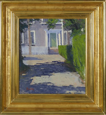 Thomas R. Dunlay Oil on Canvas “Nantucket Doorway”
