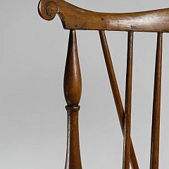 18th Century Nantucket Windsor Braceback Armchair