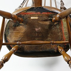 18th Century Nantucket Windsor Braceback Armchair