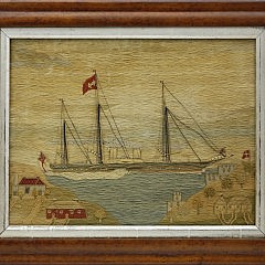 Fine 19th Century British Sailor’s Woolwork