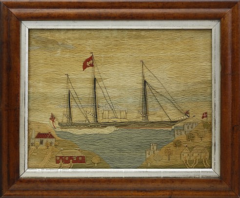 Fine 19th Century British Sailor’s Woolwork