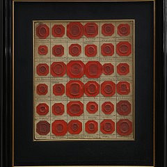 Collection of Red Wax Seal Impressions