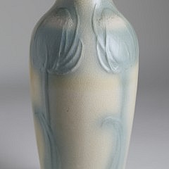 Rookwood Pottery Vellum Glaze and Carved Relief Vase