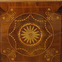 Charles Coulon, London George III Mahogany and Marquetry Brass Mounted Eight-Day Longcase Clock