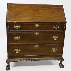 Mahogany Slant Front Desk, 19th Century