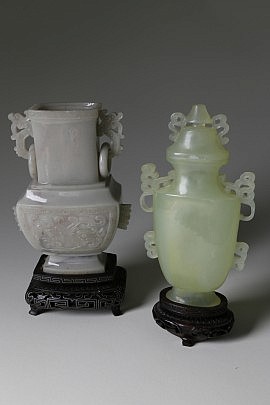 Muttonfat Jade Vase and Apple Green Vase_0333