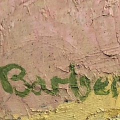 Sam Barber Oil on Masonite “Dry Dock”