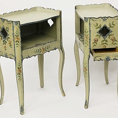 French Provincial Painted Side Tables