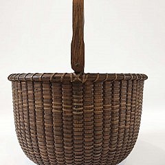 Sherwin P. Boyer Nantucket Round Swing Handle Basket