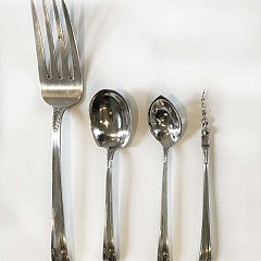 100 Piece “Treasure” Sterling Silver Flatware Service