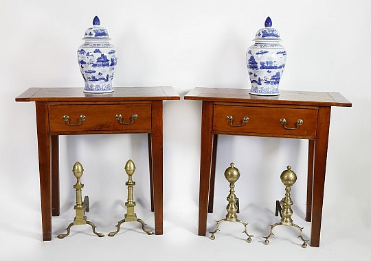 Set of Side tables and andirons_9940