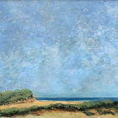 Jean Birka Oil on Canvas “Due East, Nantucket Island, Massachusetts”