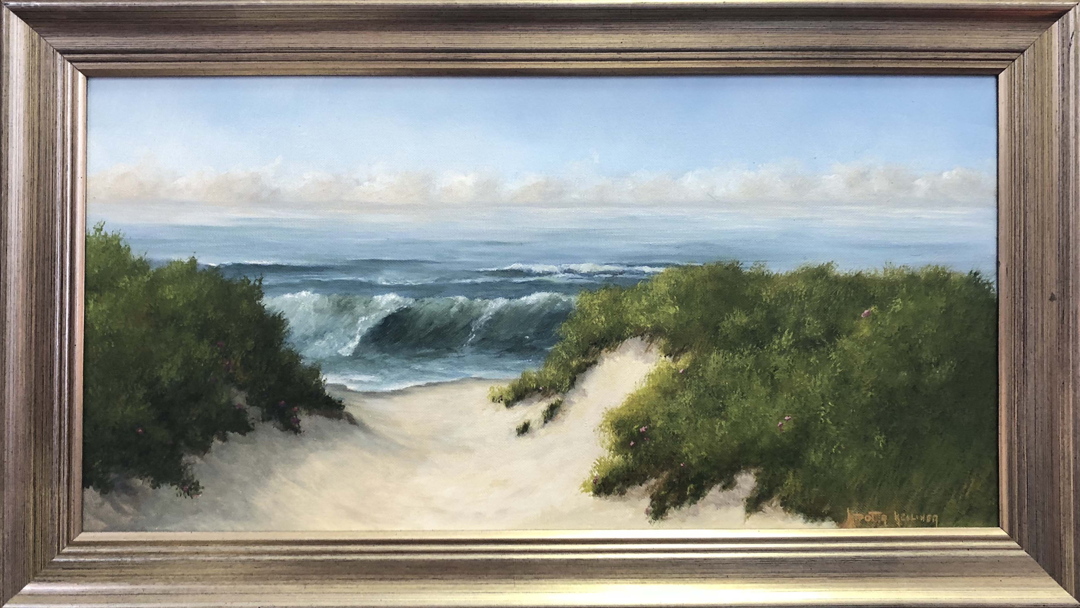 Kathleen Potter Kelliher Kathleen Potter Kelliher Oil on Canvas "Cisco Surf" Rafael Osona