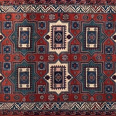 Hand Knotted Kazak Wool Carpet