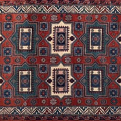 Hand Knotted Kazak Wool Carpet