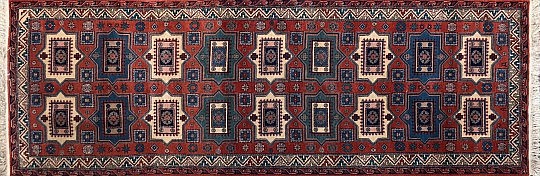 Hand Knotted Kazak Wool Carpet