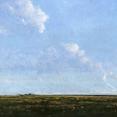Kenneth Layman Oil on Board “Bartlett Farm”