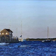 Lenka Rubenstein Oil on Linen “End of the Wharf”