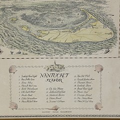 Howard S. Andros Nantucket Map, entitled “Nantucket Flavor”