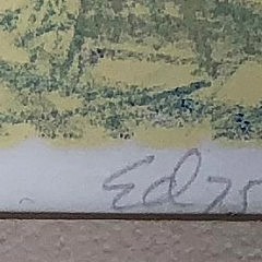 Jack Perlmutter Color Lithograph “City Park”