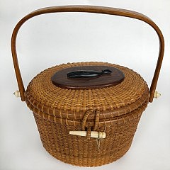 “The Wooden Jug” Nantucket Friendship Basket