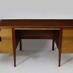 Contemporary Double Bank Desk 17-4550_0356