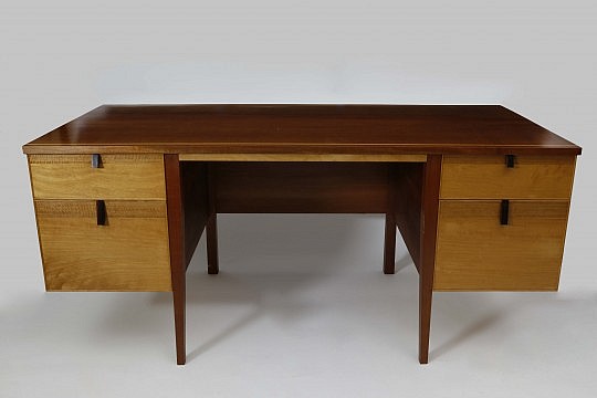 Contemporary Double Bank Desk 17-4550_0356