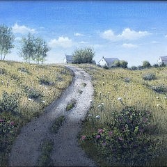 Alan Eddy Oil on Canvas “Road to Madaket”