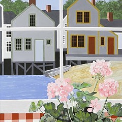 Maggie Meredith Oil on Canvas “Old North Wharf”