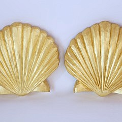 Gilt Scallop Shells